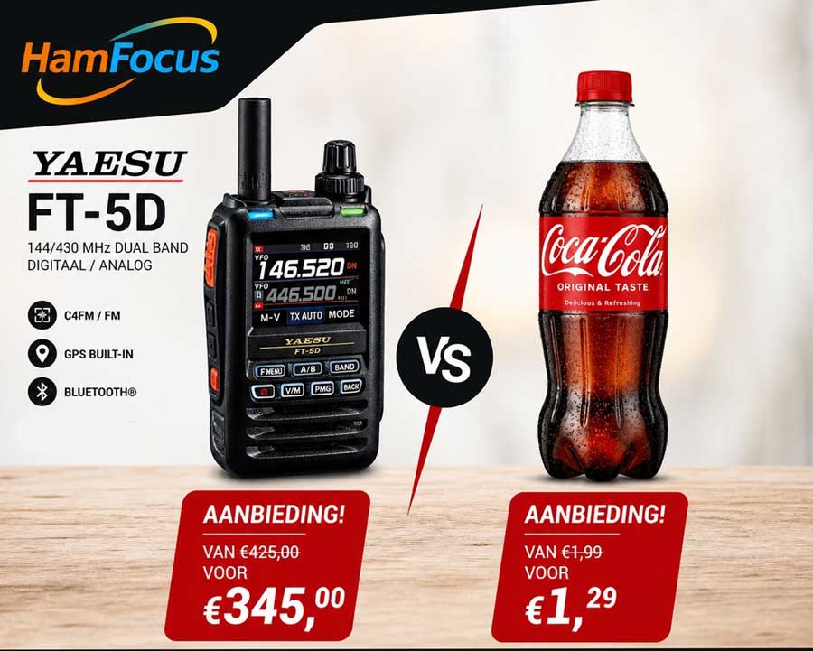 HamFocus - FT5D vs Cola